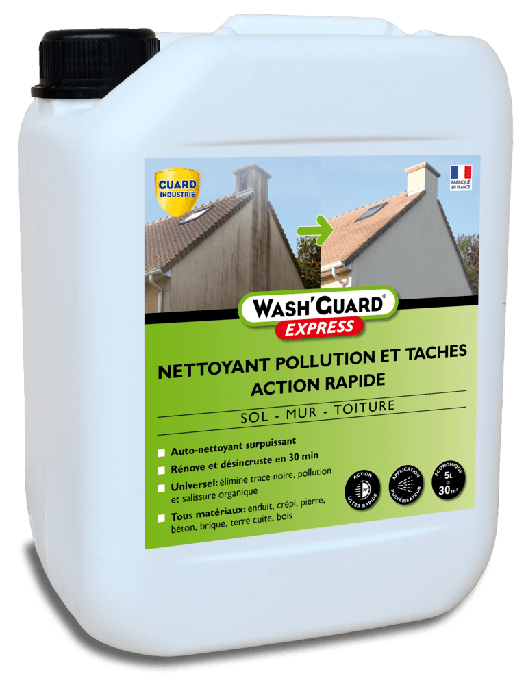 Wash'Guard Express Nettoyant dégriseur instantané Sols, Murs, Toitures